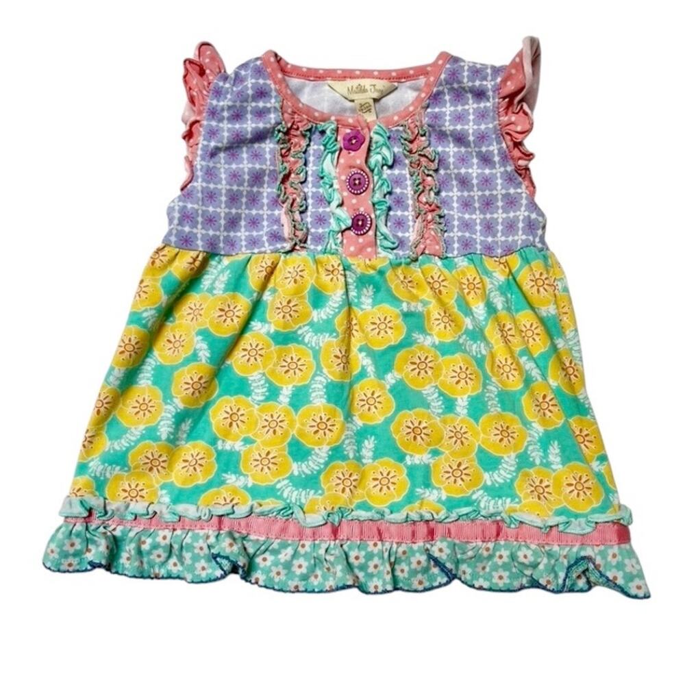 Matilda Jane Pat a Cake Floral Tunic Top Size 18-24 months